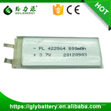 Batería del polímero de litio de 3.7v 550mah